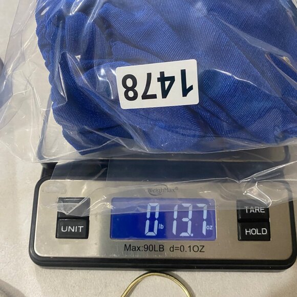 One-Shoulder Ruched Royal Blue Midi Dress By Cloud Ten Size L Stretch Party - Picture 13 of 13